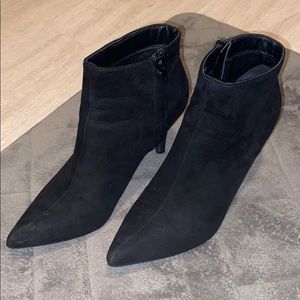 Suede booties